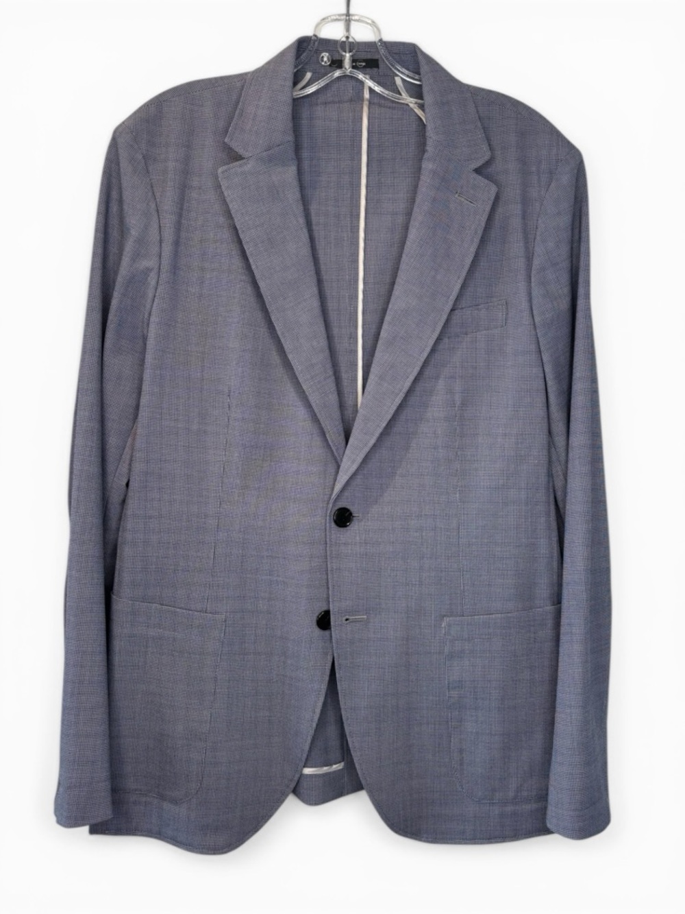 Club Monaco 2-button slim unlined blue-grey summer Sport Blazer 40R